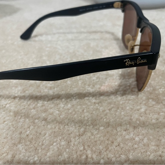 Rayban oversized Clubmaster glasses with case - Picture 6 of 9